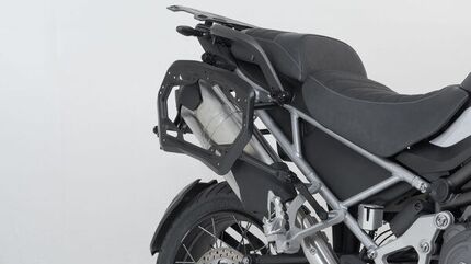 SW Motech TRAX ADV aluminium case system. Silver. 45/37L. Tiger 1200 Rally Pro/GT/GT Pro. | KFT.11.905.70001/S