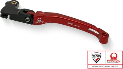 CNC Racing / シーエヌシーレーシング Clutch lever Race - folding Pramac Racing Limited Edition, Red | LCR23RPR