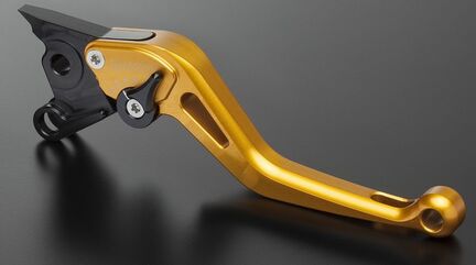 ABM / エービーエム ブレーキレバー synto complete BKH3 - version lever: short, レバーカラー: ゴールド, アジャスターカラー: ブルー | 101049-H12-V14