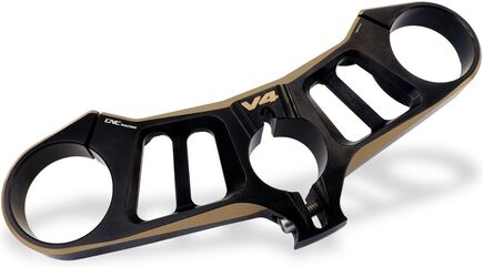 CNC Racing / シーエヌシーレーシング Triple clamps Ducati Panigale V4 - Top yoke - BICOLOR | PST15