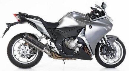 BOS （ボス） エキゾースト オーバル 120CS カーボン スチール - スリップオン HONDA VFR 1200 F (2010-) （EU圏公道走行認可eマーク付）