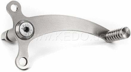 Kedo Decompression Lever "Pur", ergonomic shape for easy handling, stainless steel | KTH-10052