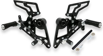 CNC Racing / シーエヌシーレーシング Adjustable rear sets Ducati Monster 696 796 1100 | PE100