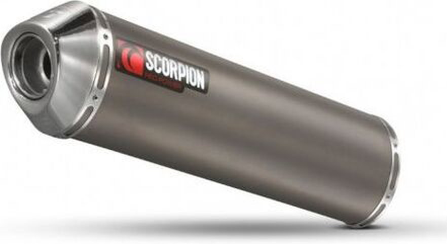 Scorpion / スコーピオンエキゾースト Factory オーバルスリップオン チタンスリーブ eマーク Honda CBF 600 2004 - 2006 | EHA84TEO