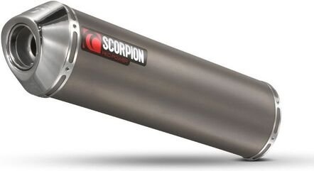 Scorpion / スコーピオンエキゾースト Factory ラウンドスリップオン チタンスリーブ eマーク Suzuki GSF 600 Bandit 95-00 1995 - 20 | ESI54TEM