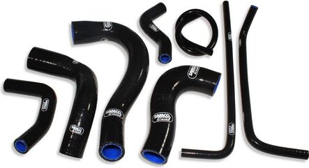 サムコスポーツ / Samco Sport Yamaha FJ 09 2017 - 2018 8 ピース シリコンラジエーター クーラントホースキット | YAM-84-BK