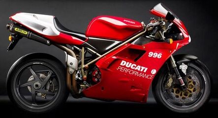 Powerbronze / パワーブロンズ スタンダードスクリーン フロストサファイヤ ブルー DUCATI 996R, 01 | 410-D102-018