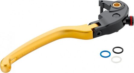 Rizoma / リゾマ  Brake Lever “3D” with Remote Adjuster predisposition, Natural Anodized | LBK400A