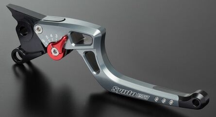 ABM / エービーエム クラッチレバー syntoEvo complete KH31, レバーカラー: チタン, アジャスターカラー: ゴールド | 100965-H19-V12