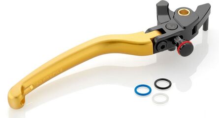 Rizoma / リゾマ  Brake / Clutch Levers "3D", Gold Anodized | LBJ701G