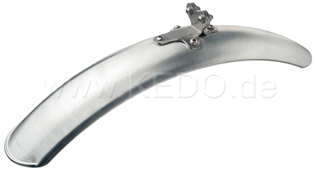 Kedo aluminum front fenders, incl bracket, Wrenchmonkees / GibbonSlap-Style (. See item no 22060 additionally - guides your speedometer cable) | WM0013