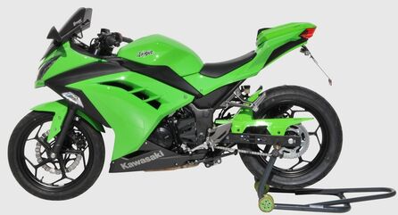 Ermax / アルマックス seat cowl for NINJA 300 of 2013 Ă  2017, green / white 2015 | 850375085
