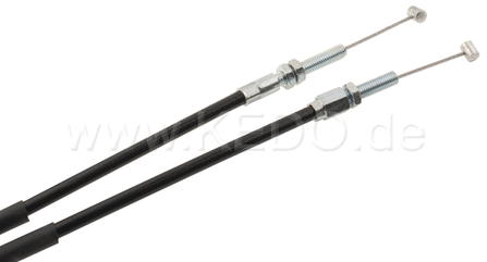 Kedo Throttle Cable Set (Opener and Closer), OEM reference # 2H0-26301-00, 583-26301-00, alternative see item 29290HQ | 30006