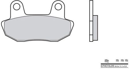 BREMBO / ブレンボ ブレーキパッド 07HO1609 オーガニック | 07HO1609