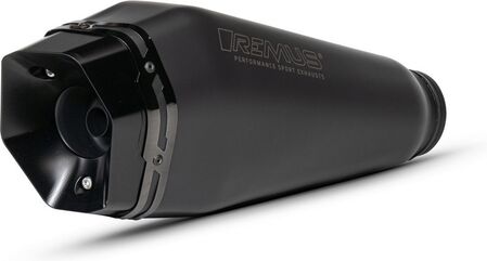 Remus / レムス マフラー RS Slip-On, machined aluminium endcap - black coated, stainless steel black, incl. (ECE-) approval | 44772 100165-2