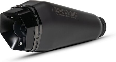 Remus / レムス マフラー RS Slip-On with removable sound insert, machined aluminium endcap - black coated, stainless steel black, NO (ECE-) APPROVAL | 44773 100165-2