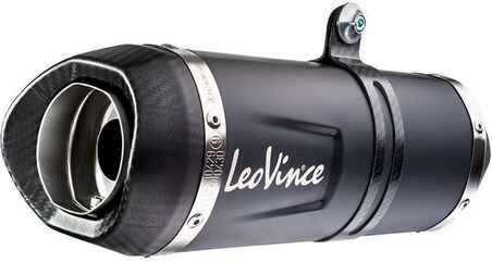 LEOVINCE / レオビンチ SBK LV ONE EVO 2/1 MT-07/MT-07 TRACER/XSR 700 INOX BLACK with catalyst ECE/EU-APPROVED STAINLESS STEEL FULL SYSTEM | 14251EKB