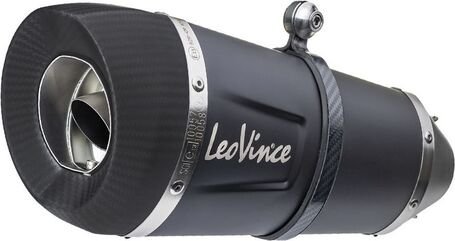 LeoVince / レオビンチ FACTORY S ブラックエディション ステンレススチール, スリップオン | 14336SB