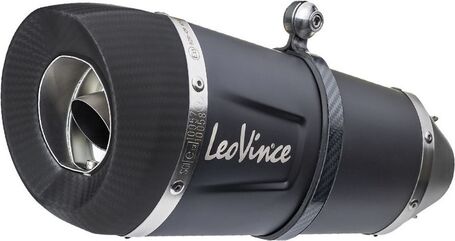 LEOVINCE / レオビンチ SBK FACTORY S NINJA 1000 SX/TOURER INOX BLACK ECE-APPROVED STAINLESS STEEL SLIP-ON | 14336SB