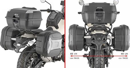 GIVI / ジビ Monokey （モノキー）ケース用サイドケースキャリア Royal Enfield Himalayan 450 (24) | PL9059