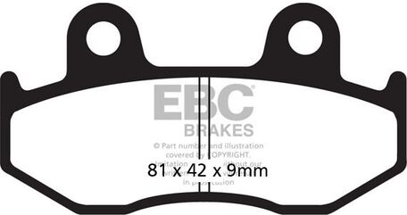 EBCブレーキ SFAHH シンタリング ScooteR シリーズ パッド フロント左側用 | SFA323HH