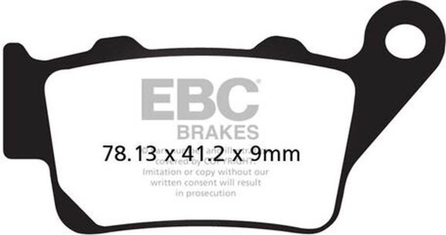EBCブレーキ UK製ケブラー オーガニックFAシリーズ ブレーキパッド リア左側用 | FA213