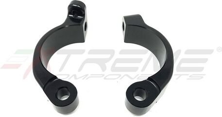 Extreme エクストリームコンポーネンツ アドバンスド ハンドルバー 40mm オフセット and 10mm raised with clips to close the triple clamp - 直径 55mm BMW S1000RR (2019/2021) | SEMI S1000RR 19B
