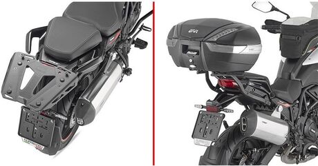 GIVI / ジビ Monokey （モノキー） / Monolock （モノロック） トップケース用キャリアs - Benelli TRK 702 / X (23) | SR8719