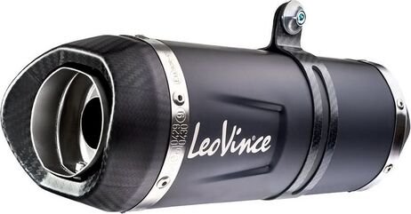 LeoVince / レオビンチ LV ONE EVO ブラックエディション ステンレススチール, スリップオン | 14331EB