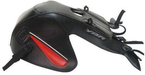 Bagster / バグスター タンクカバー ブラック/デコ レッド YAMAHA YBR 125 2013 | 1596E