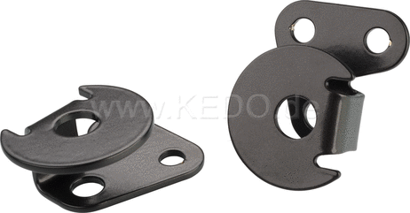 Kedo Indicator Adapter for XT-Indicator Item 42000, stainless steel coated black, 1 pair | 63004