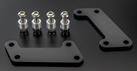 ABM / エービーエム Holding plates for pillon rider rests, カラー: ブラック | 106591-F15