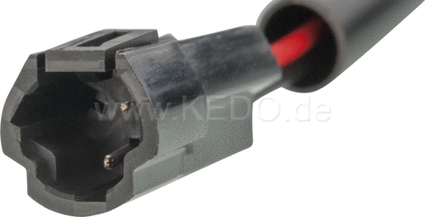 Kedo Adapter Cable for Accessory License Plate Light, YAMAHA system connector to Japan bullet connectors, length approx. 100cm | 41644