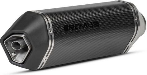 Remus / レムス マフラー Slip-On sportexhaust with removable sound insert, carbon, NO (EEC-) APPROVAL | 24483 107765-1