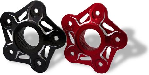 CNC Racing / シーエヌシーレーシング Rear sprocket flange 5 holes MV Agusta - Bicolor, Black/Silver | FL508BS