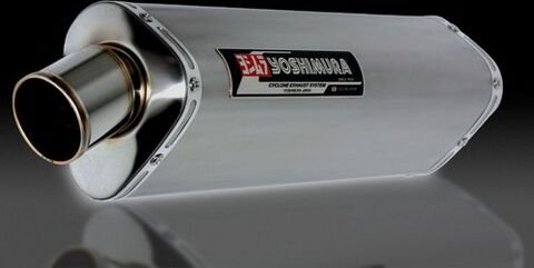 YOSHIMURA / ヨシムラ EEC approved スリップオン Tri-Oval GSX1400 05-07 (ST) - チタン カバー | 1A0-115-5481