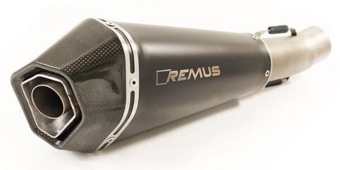 REMUS / レムス HYPERCONE スリップオンマフラー コネクティングチューブ付 触媒付属 ステンレスブラック 65 mm l 156782 155218