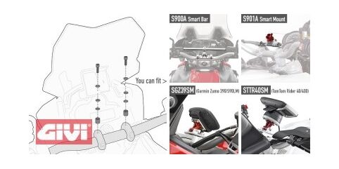 Givi / ジビ スマートバー　取り付け用　アダプターキット | 01SKIT