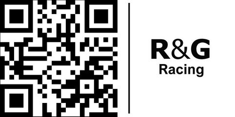 R&G（アールアンドジー） リアフットレストプレート BLK ZX-6R 09-12 (| BLP0001BK)