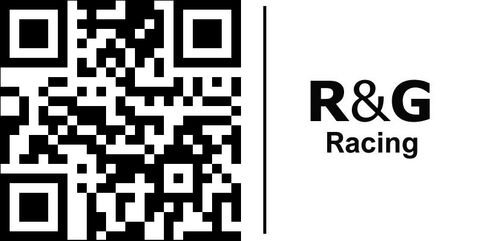 R&G（アールアンドジー） リアフットレストプレート ブラック DAYTONA 675 [デイトナ](06-12) | BLP0017BK