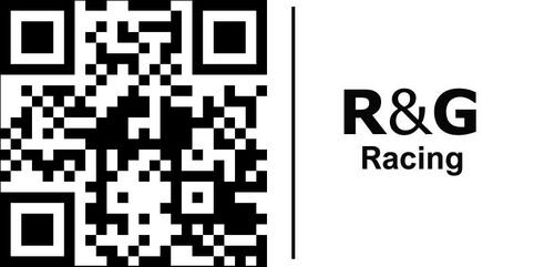 R&G(アールアンドジー) リアフットレストプレート pair ブラック RSV4 RR(15-)、RSV4 RF(15-)、V4 Tuono 1100(15-) RG-BLP0038BK
