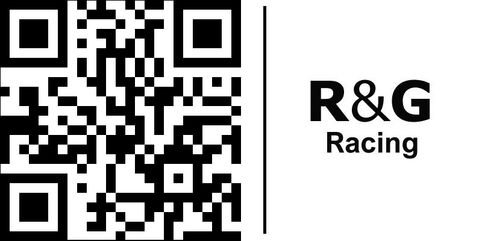 R&G (アールアンドジー) リアフットレスト ブランクプレートキット ブラック | BLP0051BK