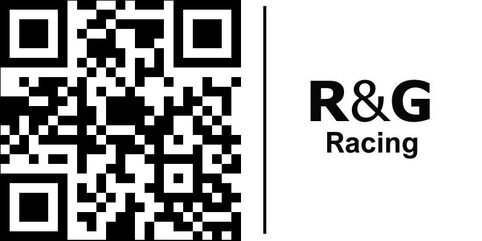 R&G（アールアンドジー） リアフットレストプレート ブラック MONSTER1200R(16-) | BLP0054BK