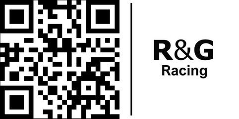 R&G（アールアンドジー） リアフットレストプレート ブラック TIGERSPORTS1050(16-) | BLP0059BK