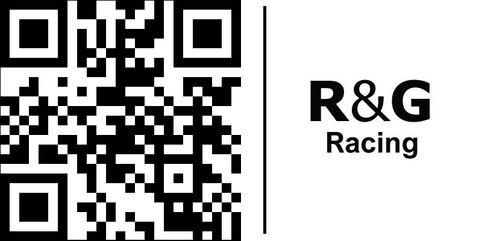 R&G（アールアンドジー） リアフットレストプレート タンデムプレート CBR1000RR (17-19) ブラック 左右セット | BLP0071BK