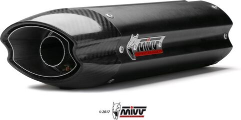 MIVV / ミヴ -SPORT SUONO- スリップオン カーボン 2本出し for YAMAHA FZ6 FZ6 FAZER (04-) | UY.015.L9