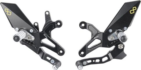 LighTech / ライテック Adjustable Rear Sets With Fold Up Foot Pegs , Reverse Shifting | FTRKA009W