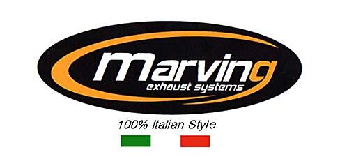 Marving / マービング SILENCED STREET COMPLETE CHROMIUM PLATED END MUFFLER | T/OM/BC | T/OM/BC