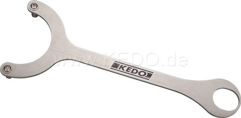 Kedo HD Flywheel Holder, uses swingarm nut as support point (. Requires 22mm nut with max outer diameter 32mm - please order item 20115 if needed) | 20114