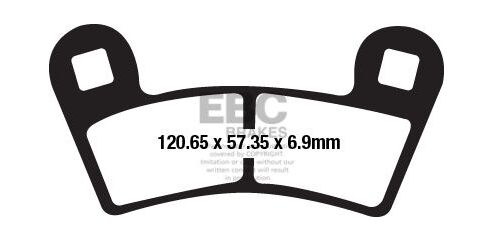 EBCブレーキ R シリーズ Heavy Duty シンタリング ブレーキパッド フロント左側用 | FA657R